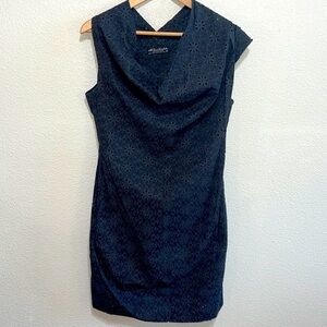 All Saint Black Texture Dress